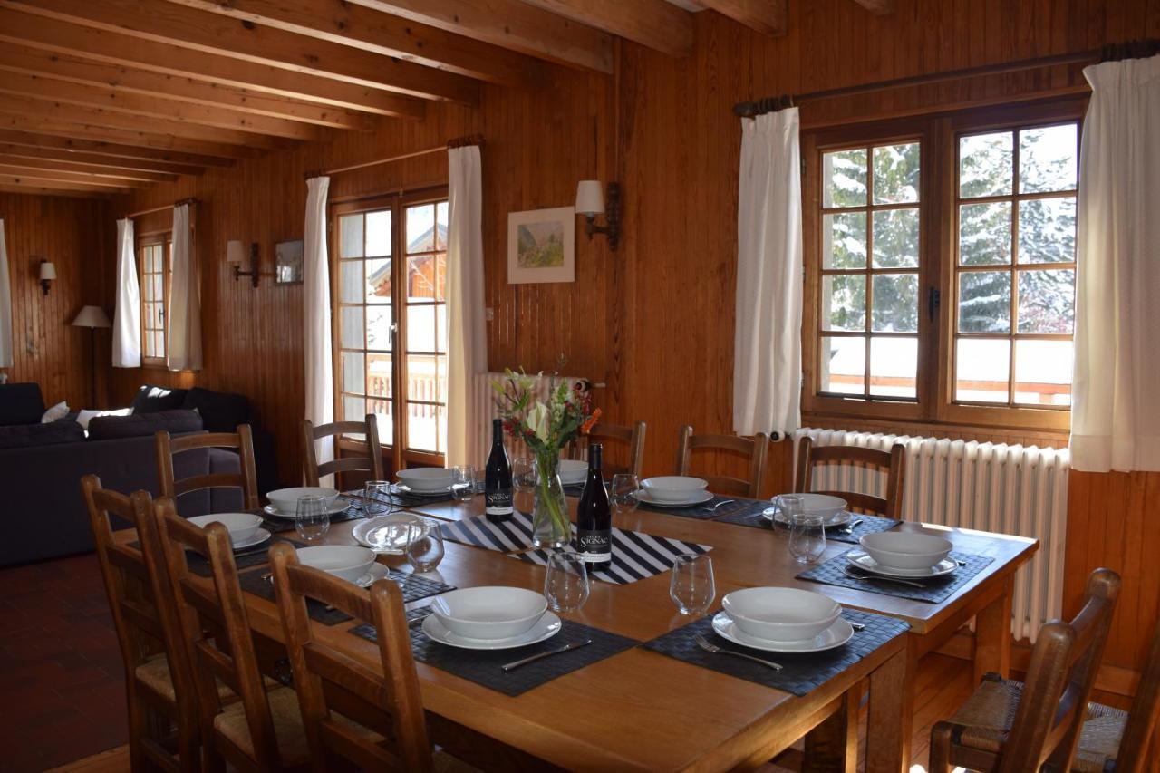 Chalet L Olan 15P Emplacement Exceptionnel Grand Terrain เลส์เดอซาลป์ ภายนอก รูปภาพ
